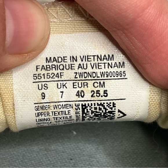 Converse all star blue slip on sneakers‎ women’s size 9 skateboarding casual - Picture 9 of 9